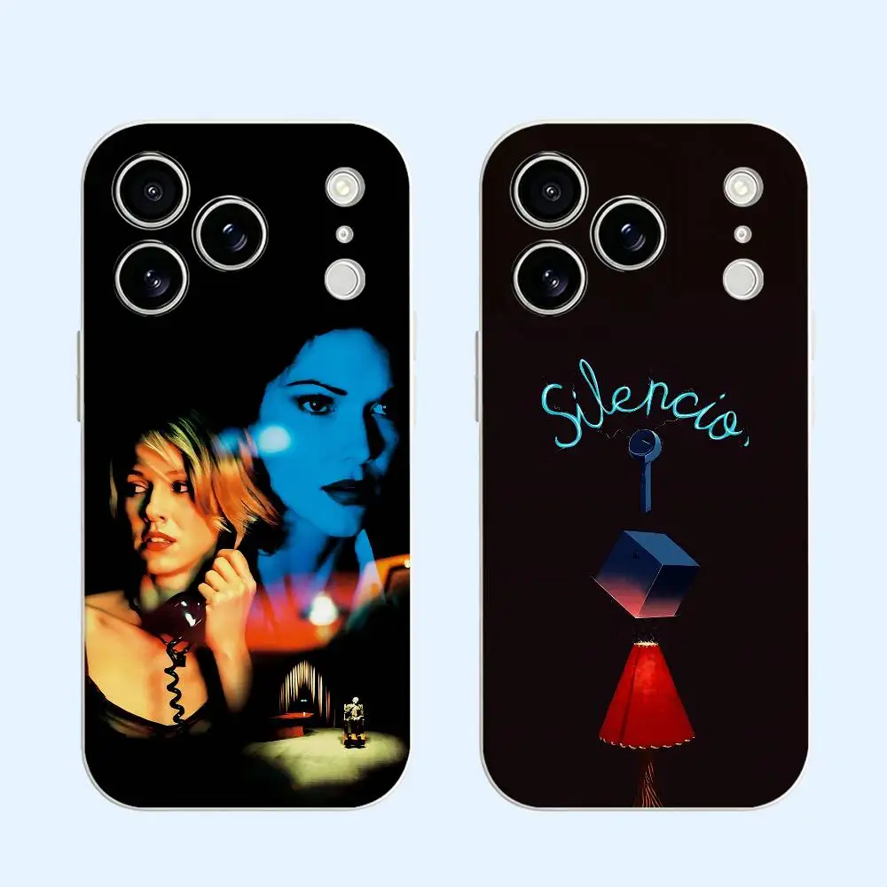 

M-Mulholland D-Drive Black Soft TPU Phone Case For iPhone Models Shockproof Anti-Scratch Protective Cover