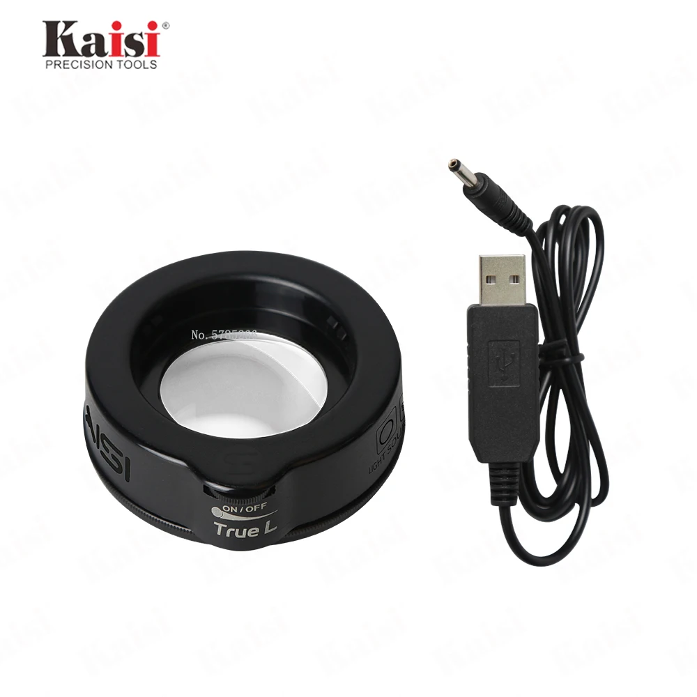 Kaisi lampada illuminante ad anello regolabile 56/64/72/144 LED di alta qualità per microscopio STEREO ZOOM disponibile spina ue/usa