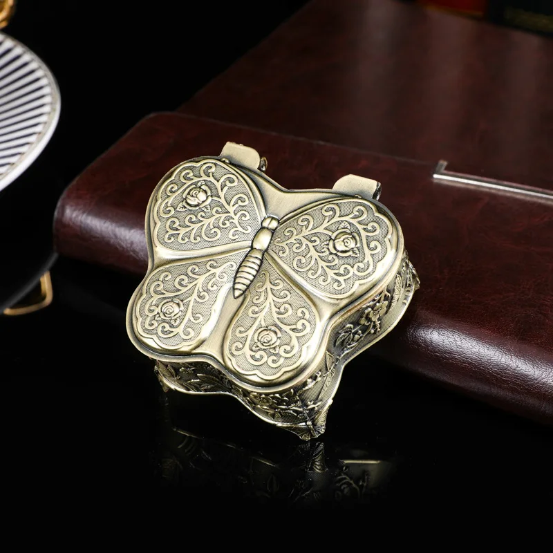 Butterfly Jewelry Storage Box for Earrings Necklace Treasure Case Unique Home Decor Keepsake Collectible Box