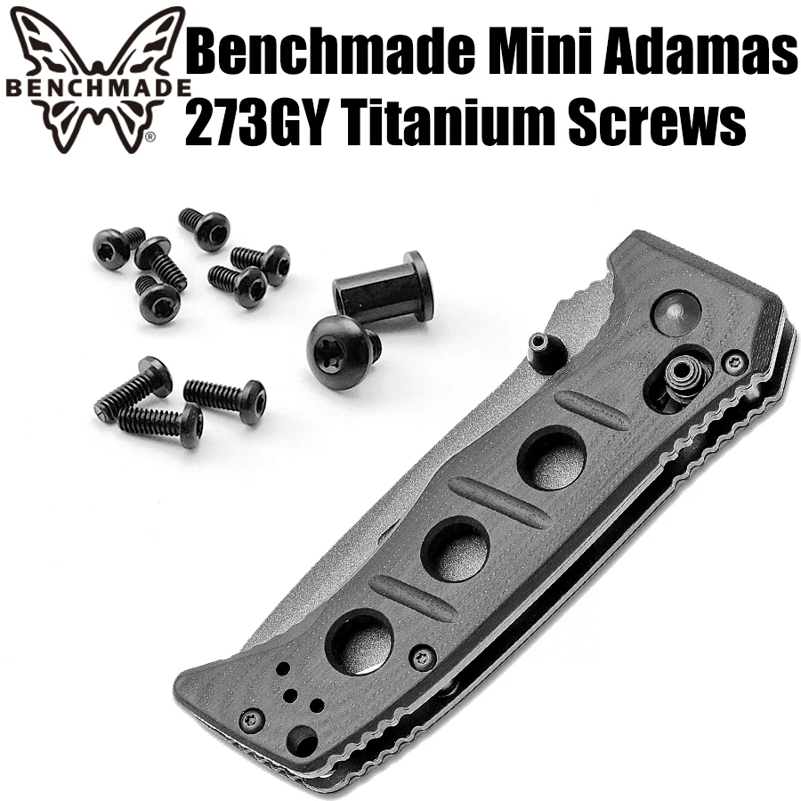 สกรูไทเทเนียมมีด273 Adamas ขนาดเล็กสำหรับทำเกณฑ์มีด273แบบ DIY ไขควงวัสดุ