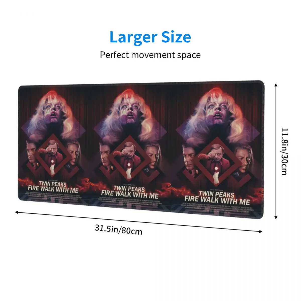 Black Lodge Twin Peaks Inspired Graphic Large Mouse Pad Computer Keyboard Mouse Mat Gamer PC Laptop Desk Mat Table Mats