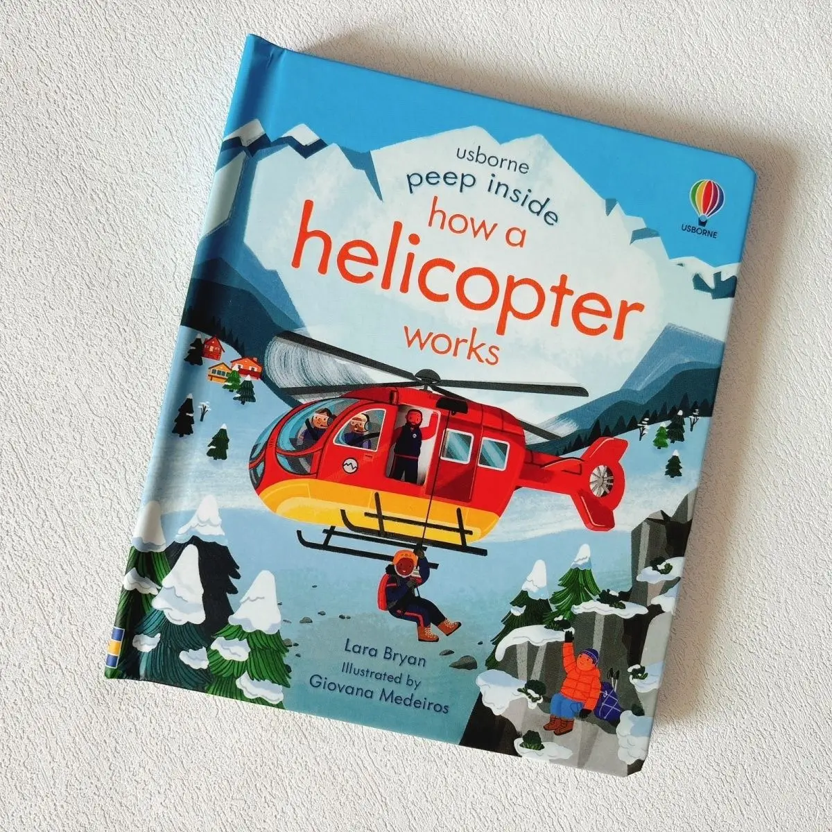 

How A helicopter Works Card flip book - Children's early education and science popularization picture book