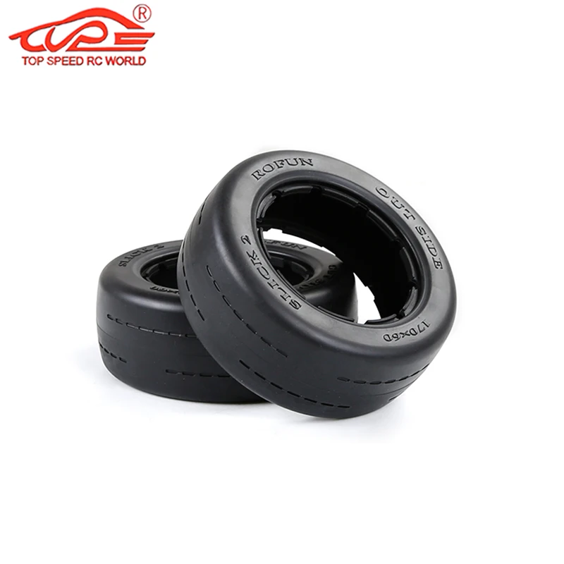 Upgrade Parts Second-generation Bald Tire Front or Rear Wheel Tyre Skin for 1/5 RC CRA HPI ROFUN ROVAN KM BAJA 5B SS Buggy Parts