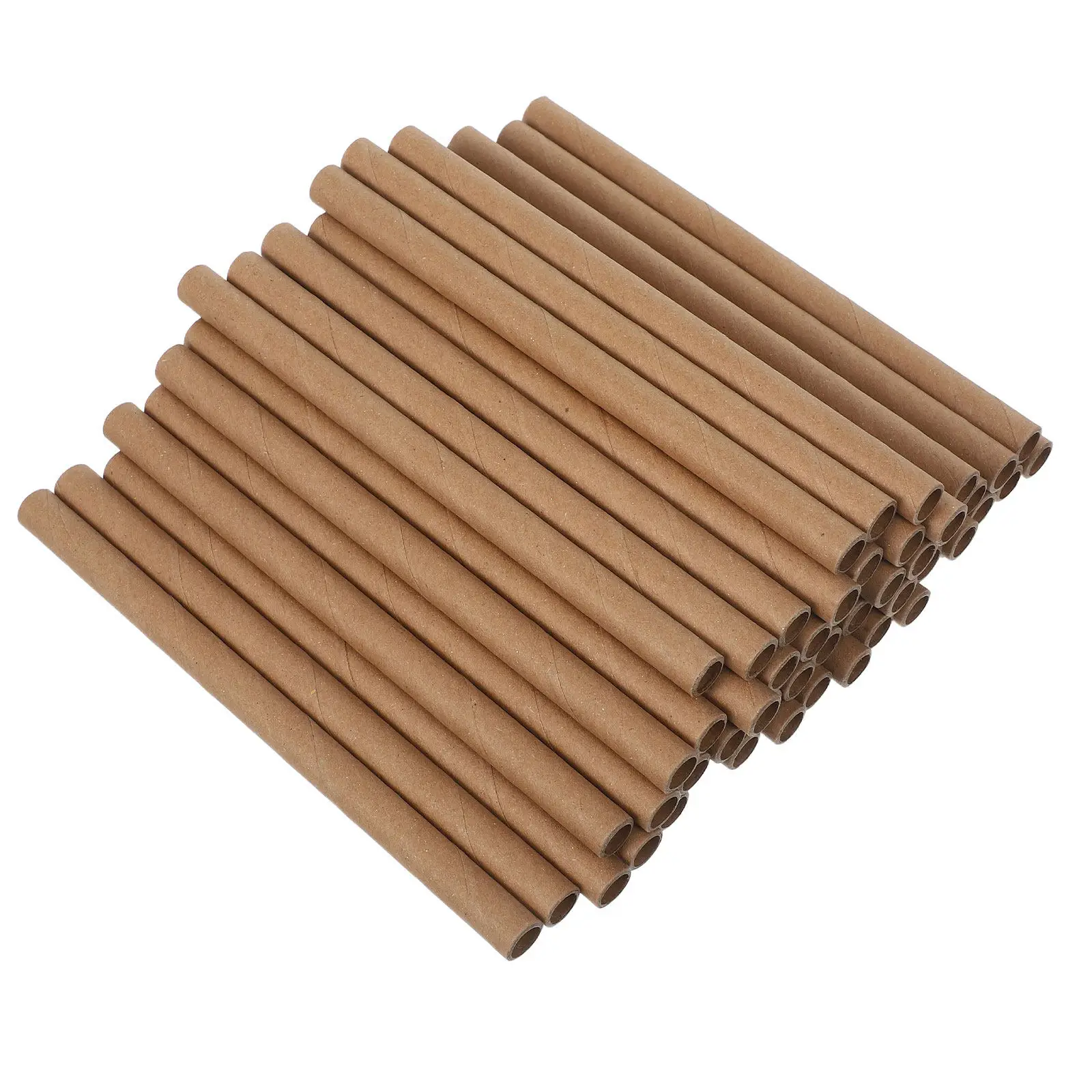 100Pcs 6 Inch Cardboard Tubes 8Mm Inner Diameter Brown Paper Nesting Tubes for Mason Bee Houses Insect Hotels Bee Habitat