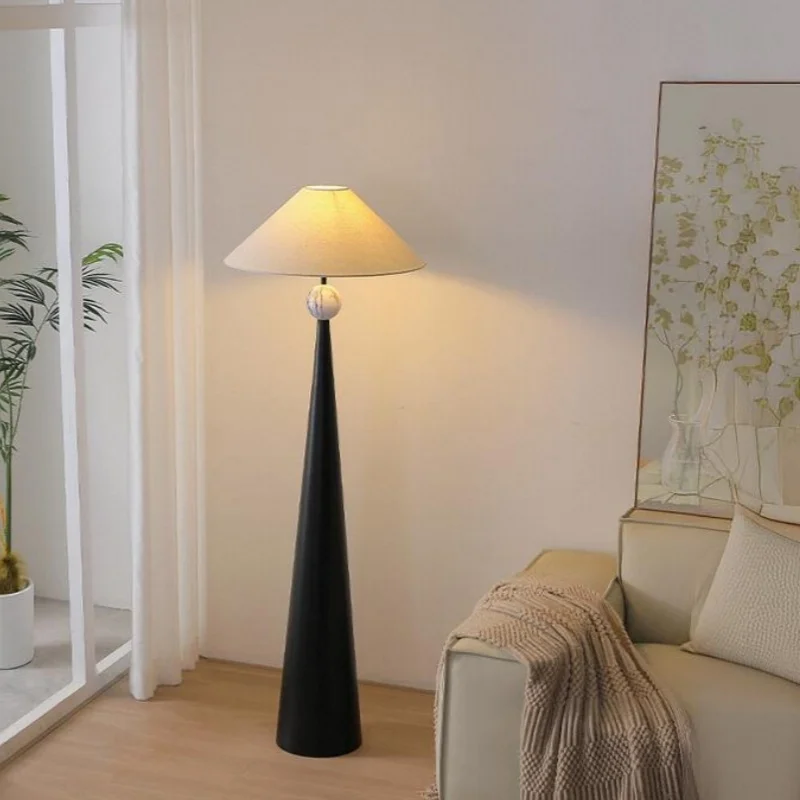 منتصف القرن الحديثة مصباح أرضي وابي سابي الجوز مصباح أرضي النسيج عاكس الضوء غرفة نوم أباجورة ديكو الفطر الدائمة مصباح