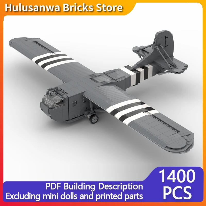 

CG-4 Haig WW2 США Военный планер Модель MOC Строительные кирпичи Военное оборудование Модульные технологии Подарки Сборка Детские игрушки Костюм