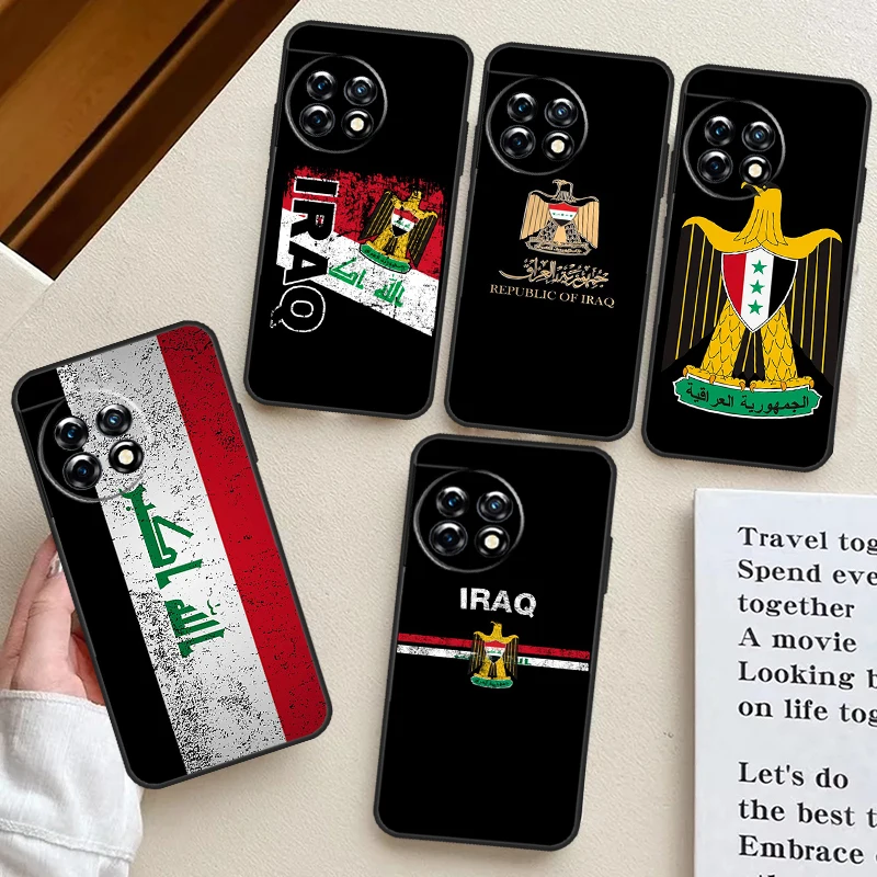 Iraqi Iraq Flag Case For OnePlus Nord CE 2 3 Lite 2T N10 N20 OnePlus 10T 12R 9RT 10R 8 9 10 Pro 11 12 Cover