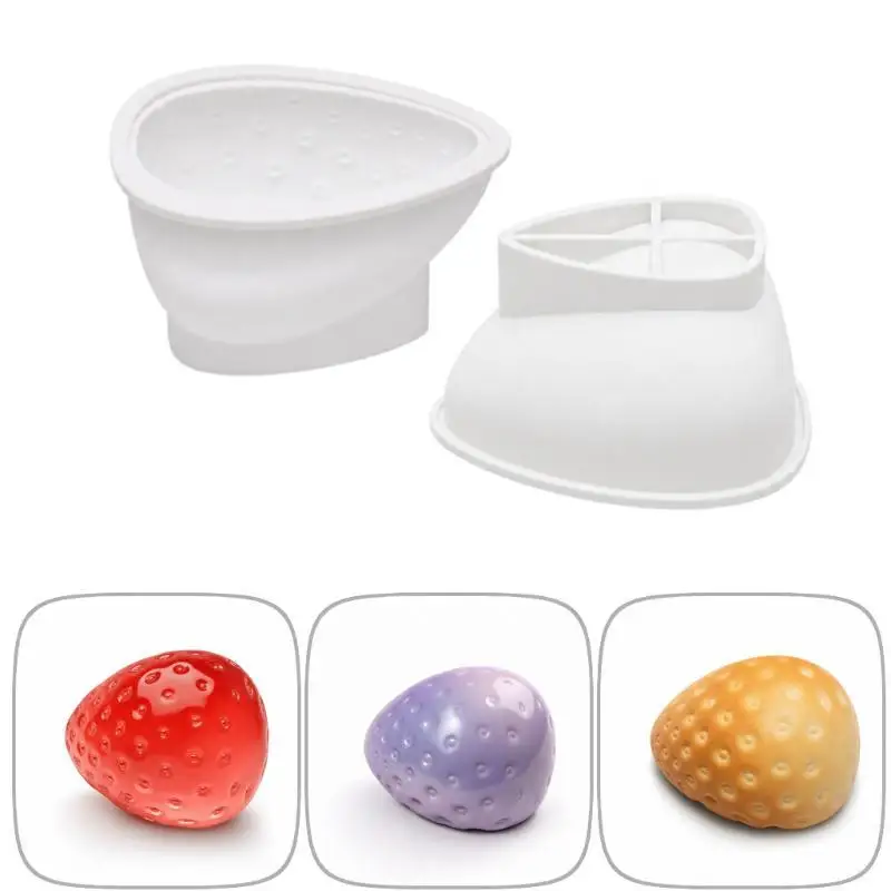 

Strawberry Tray Strawberry Silicone Moulds For Chocolate Candy Cake Cupcake Soap Baking Jello Cookie Wax Crayon Melts