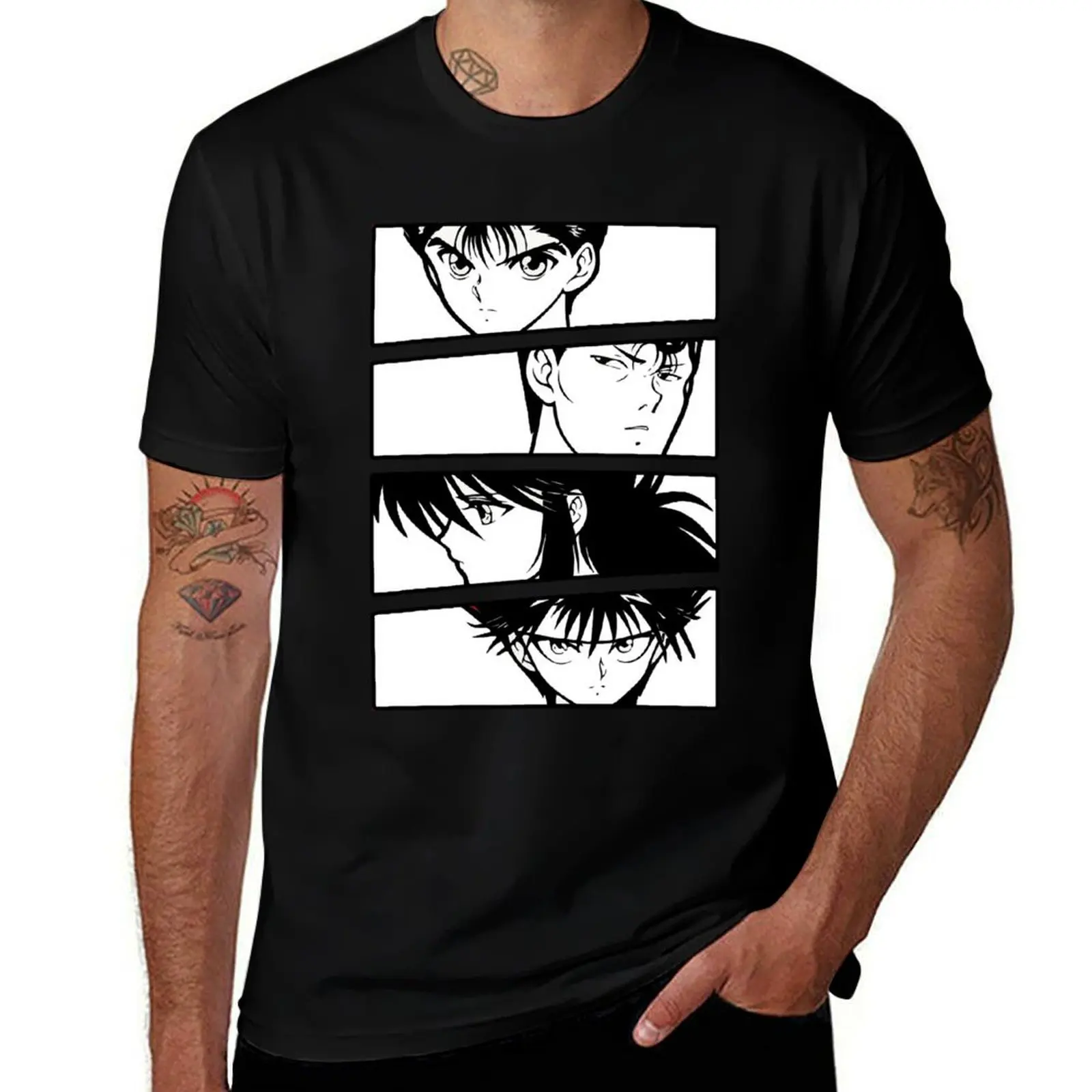demon realm T-Shirt Large Size Basic Casual T-Shirt