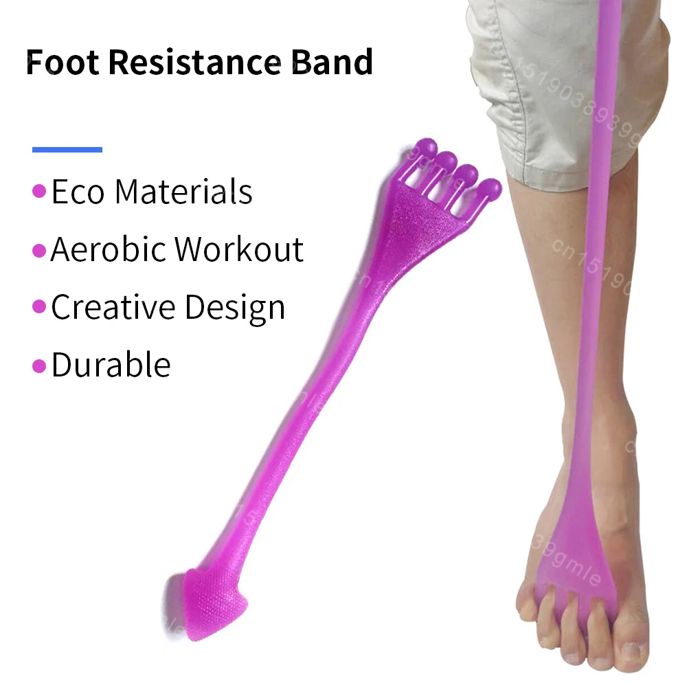 Эластичная тренировочная лента для ног, растяжка ног, гибкость, растягивающаяся лента, реабилитационная фитнес-браслет, тренировка подошвенного фасциита