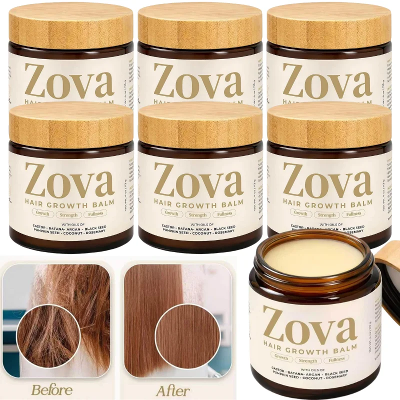Zova Hair Growth Care Balm Natural Batana Argan Rosemary Oil Nourishing Scalp Treatment Strengthen Hair Increase Hair Fullness