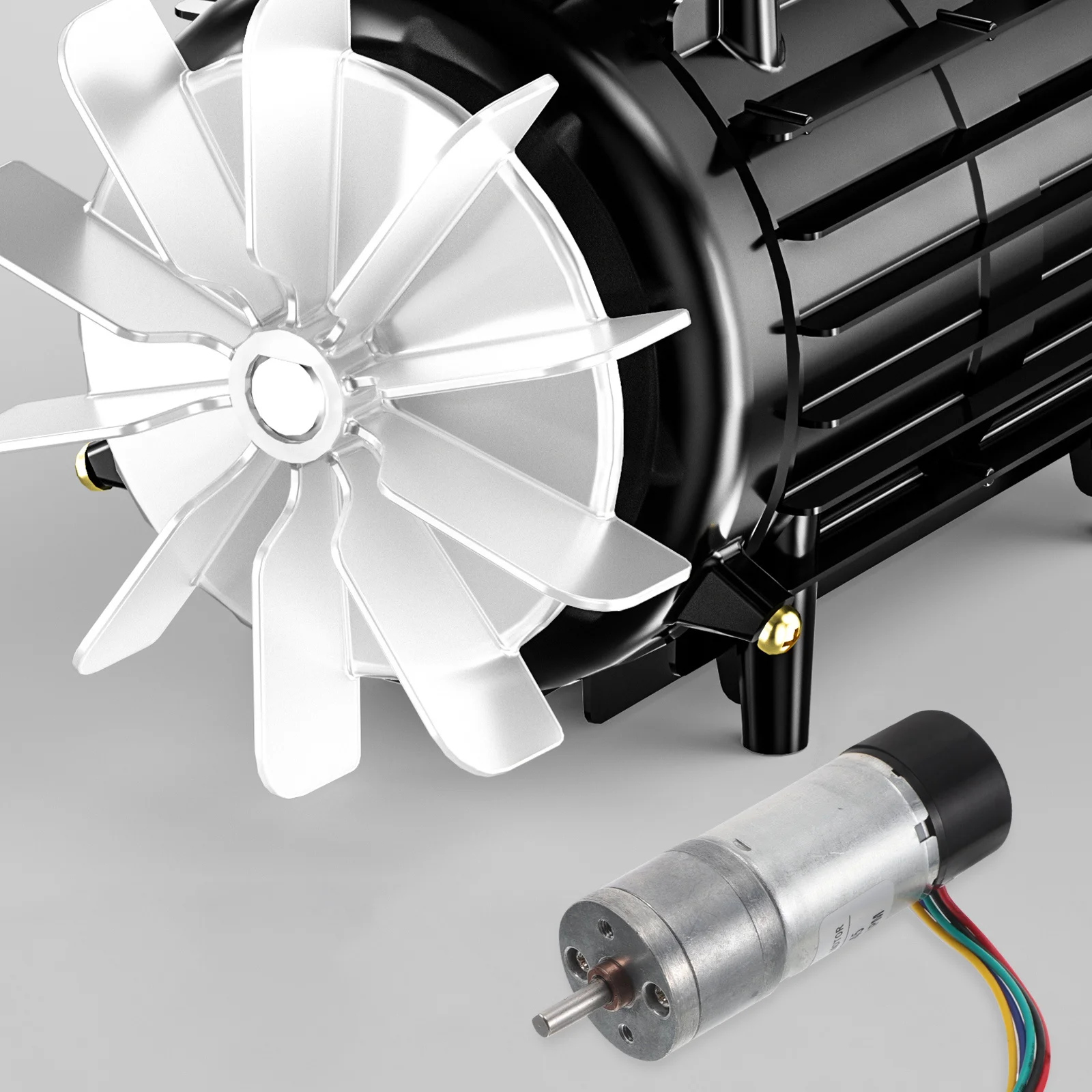 

High Torque Encoder Reduction Motor 25ga Metal Construction Low Speed Forward Reverse Electric Micro Geared Motor for Small