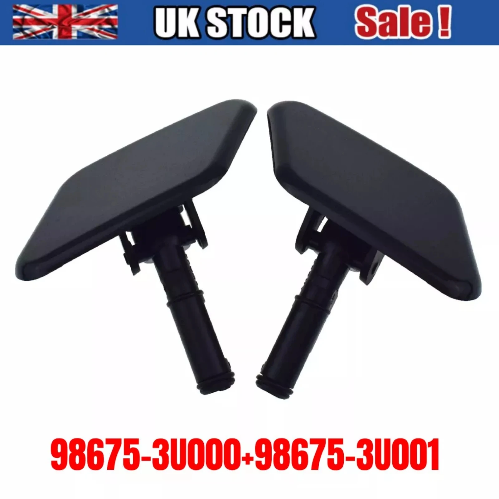 

Left Right Headlight Washer Nozzle Cap For Kia Sportage 3 2010 2011 2012 2013 2014 2015 2016 986753U000 986753U001