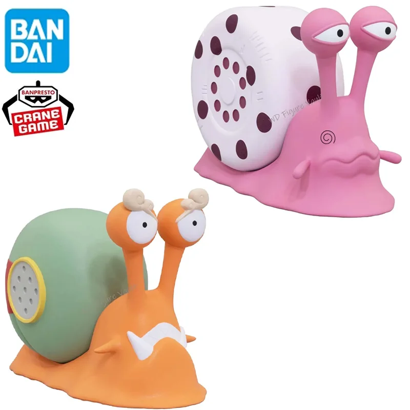 In Stock Bandai Officially Licensed One Piece Dendenmushi Speaker 17CM PVC Figure Highly Detailed Collectible Model Toys Gifts