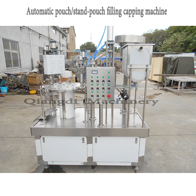 الصناعية التلقائي الفاكهة هريس صلصة لصق الفطر دوق باك ماكينة تعبئة وتغليف الأكياس #2