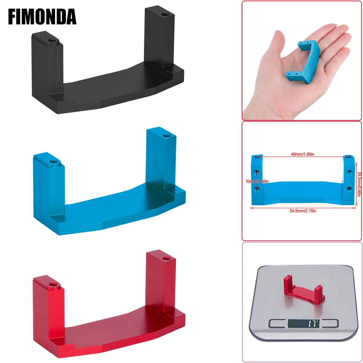 

Tamiya TT02 Servo Mount, 1PCS Aluminum Mounting Base Holder 54977 for 1/10 RC Car TT-02 Upgrade Parts Accessories