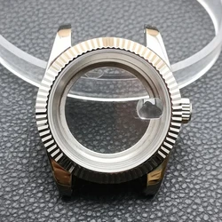 40mm Sterile Watch Case Sapphire Glass fit Miyota8215/8285/8205 movement Watch Accessories Bracelet Strap Watch Box