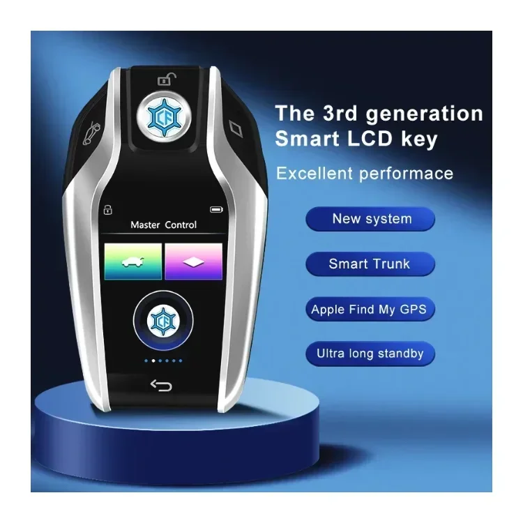 

New Universal C-adillac Car Lcd Key Newly Upgraded Intelligent Lcd Remote Control Keyless Comfort Entry