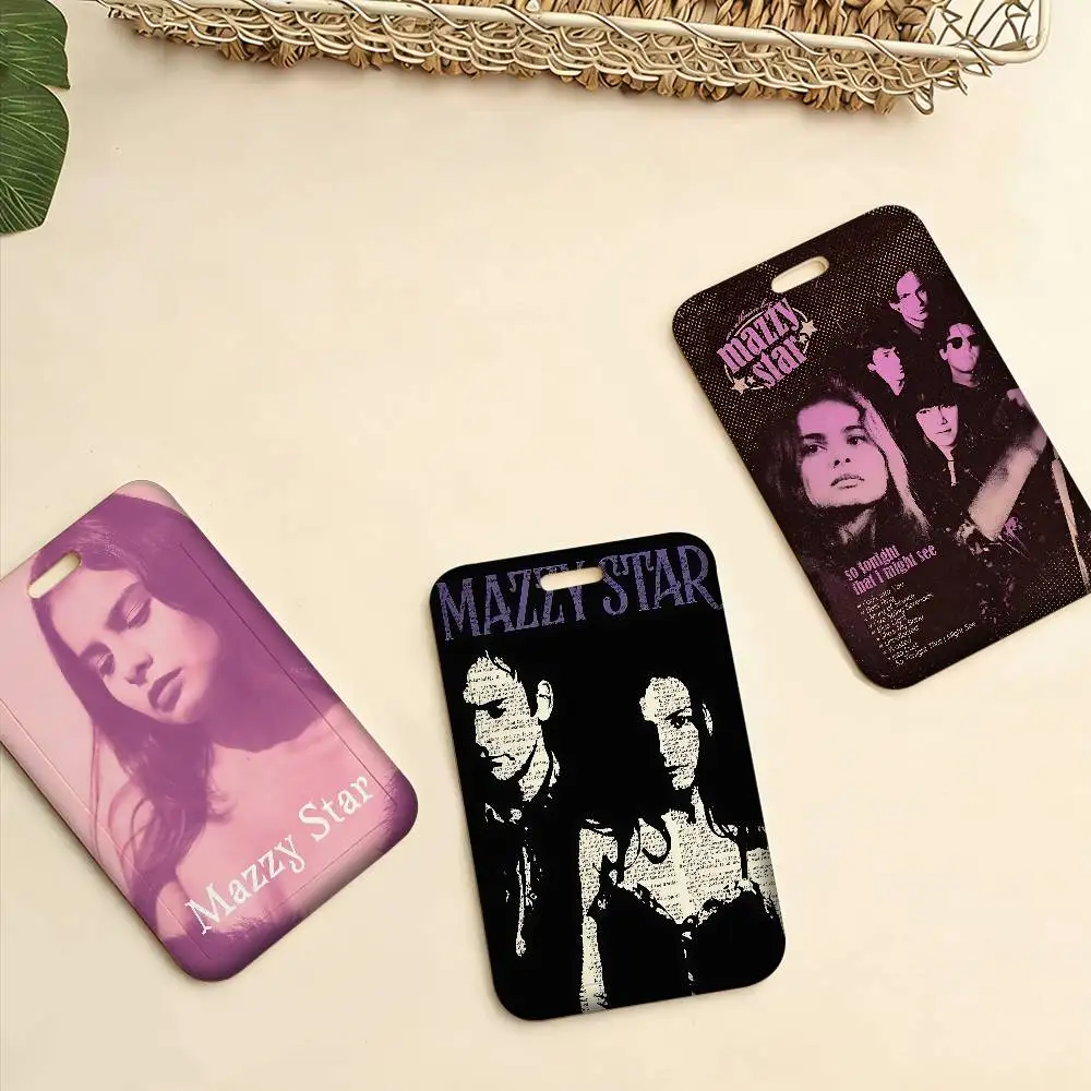 Music Album M-Mazzy Star Pocket Credit ID Card Badge Tag Holder Pass Case w/ Neck Strap Lanyard