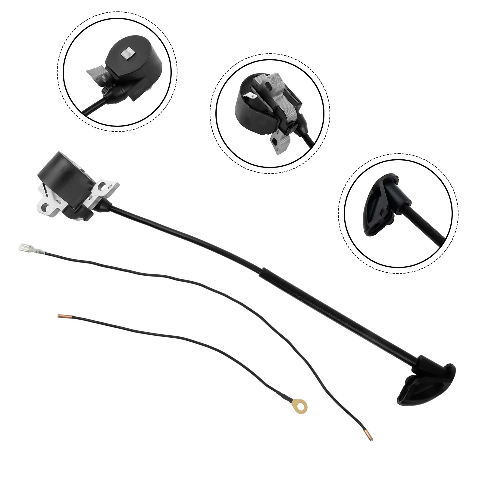 

Совместимая катушка зажигания для оборудования для кустореза. Подходит для моделей, таких как для FS400 и других улучшенных долговечности.