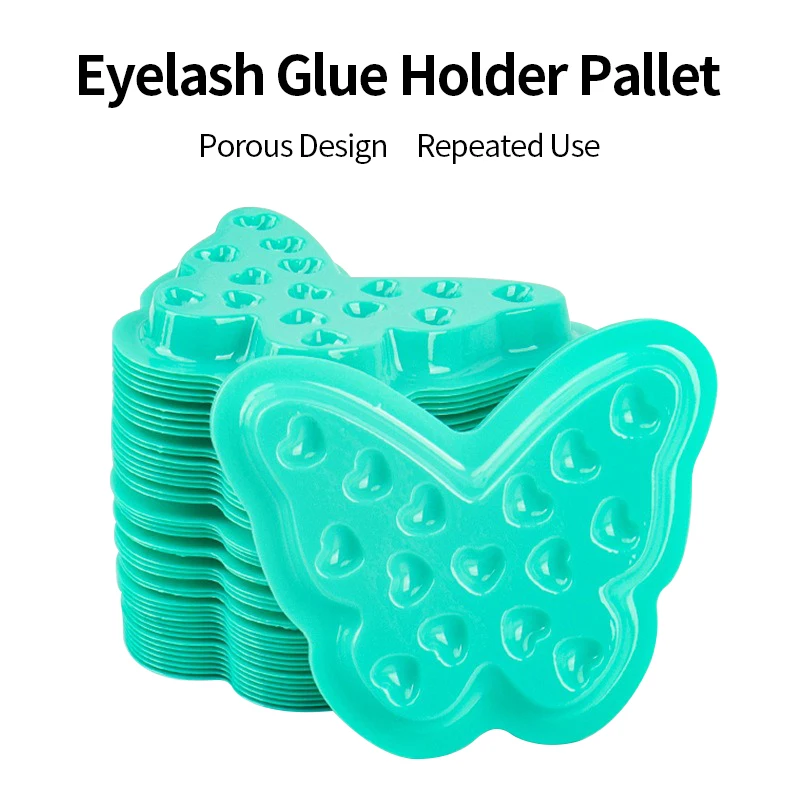 Eyelashผู้ถือกาวถาดPad Lash Extensionกาวขาตั้งฐานปะเก็นTATTOO Pigment Paletteขนตายกเครื่องมือแต่งหน้า