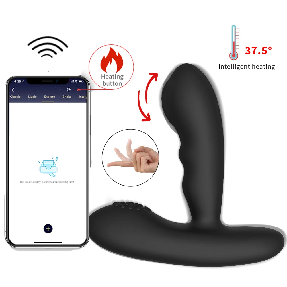 APP عن بعد ذكر تدليك البروستاتا دغدغة الشرج بعقب المكونات ألعاب جنسية هزازة ضد الماء للرجال البروستاتا محفز مدلك المكونات الشرج Sexshop