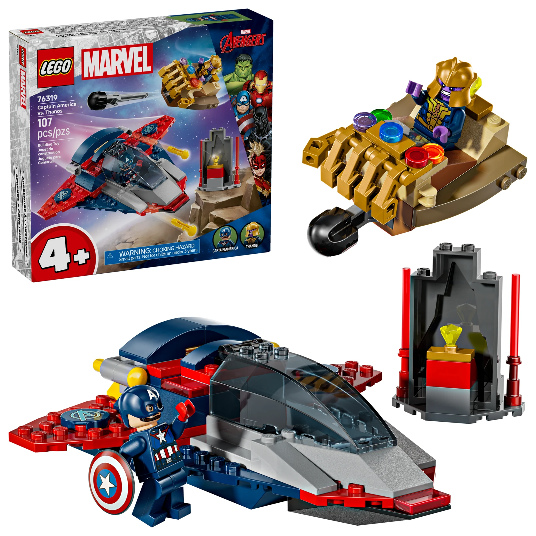 lego®-marvel-minifigures-captain-america-vs-thanos-76319-buildable-super-hero-toy-for-kids-aged-4-birthday-christmas-gift