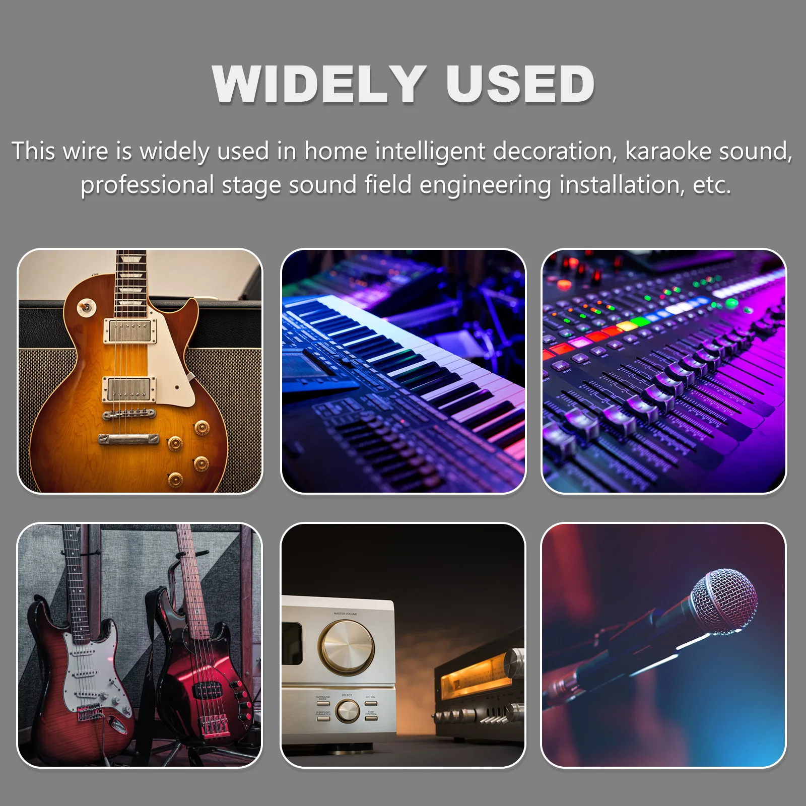 

Rca Audio Converter Adapter Car Amplifier Sound Equipment Splitter Wire Flexible Durable Signal Transfer Cable Earphone