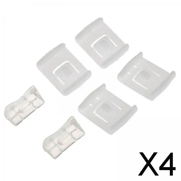 

2-4pack Car 6Pcs Seat Slider Guide Replacement 435881203A for Accessory