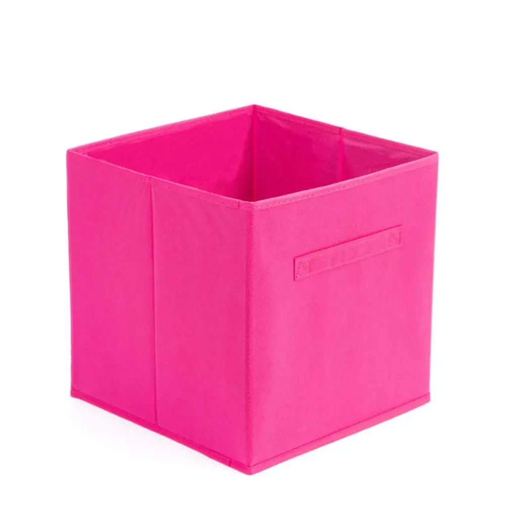 

Non Woven Fabric Cube Storage Box Foldable without Lid Cabinet Drawer Organizer Large Capacity Underwear Storage Box Snacks