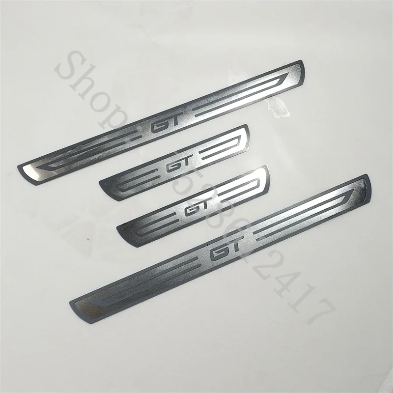 For MG MG GT 2022 2023 2024 Stainless Sticker Door Sill Car Door Cover Outside door sill protector Plate Accessories