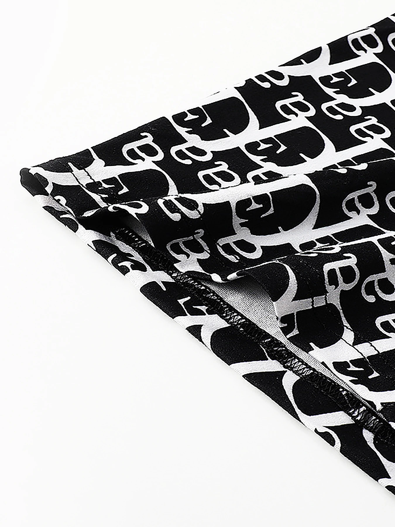 Men's 4-Piece Polyester Boxer Briefs Set - "SPORT" Logo Waistband, Monogram Patterned, Multi-Color  Underwear