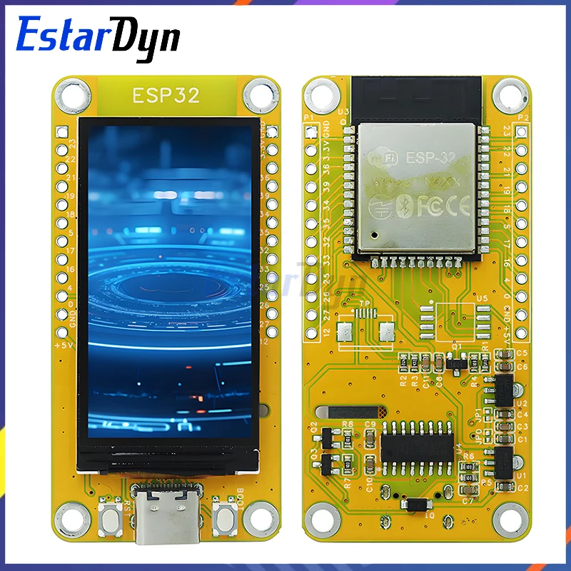 لوحة تطوير ESP32 c3 واي فاي بلوتوث 1.9 بوصة ST7789 شاشة LCD من النوع CIPS #3