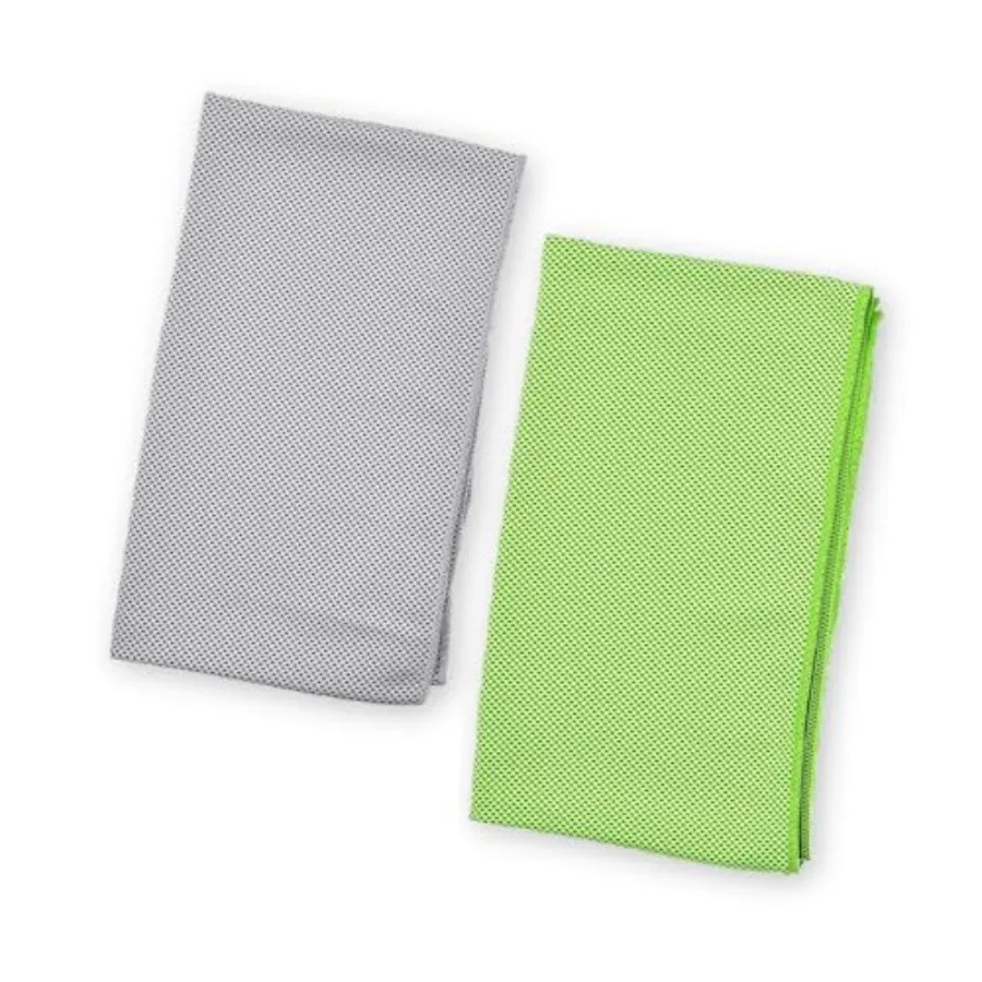 Paquete de 2 toallas refrescantes evaporativas, toalla refrescante de 12x40 pulgadas para deportes, entrenamiento, fitness, gimnasio, yoga, pilates, viajes, camping y más
