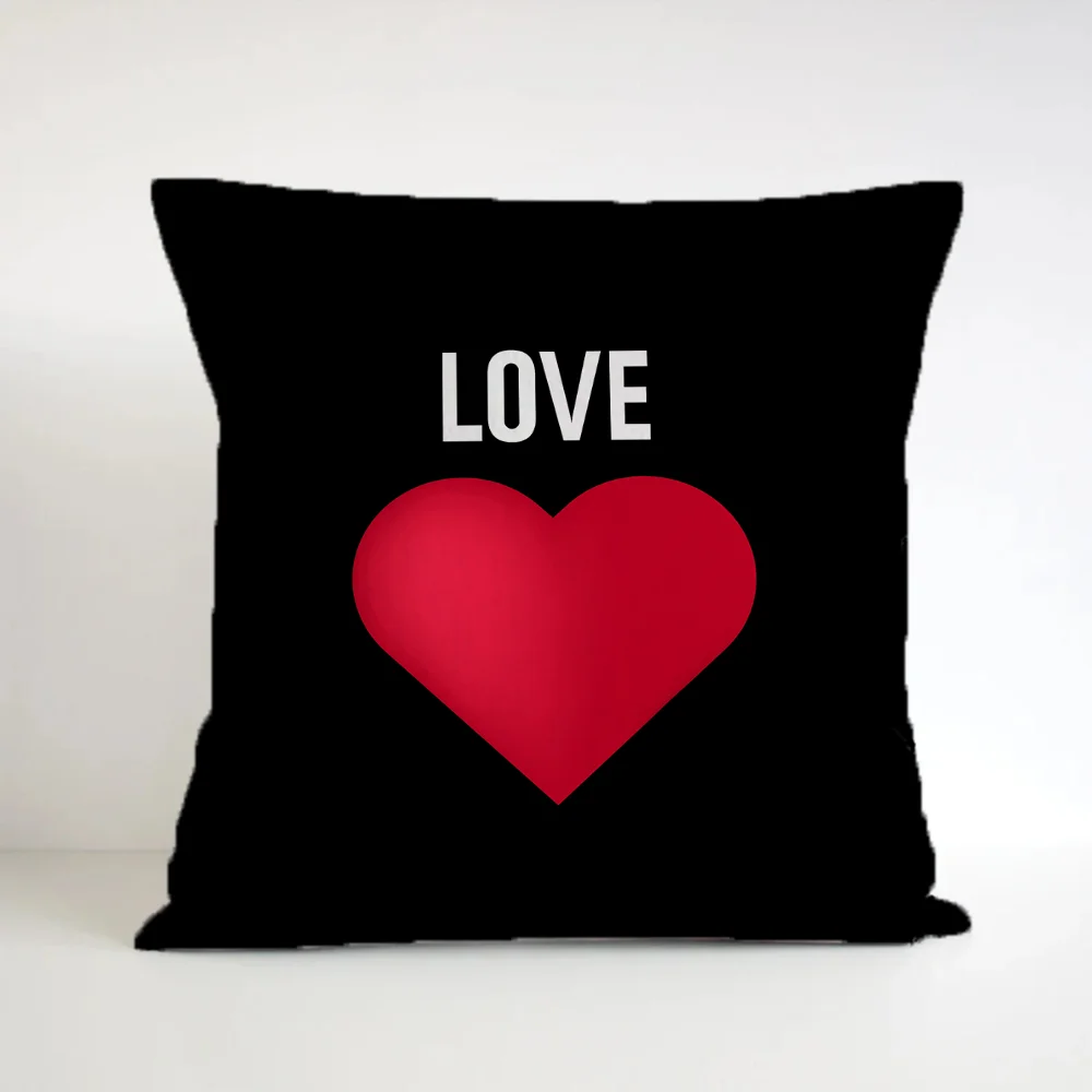 

Heart Pillow Cover Chair Cushion Decorative Pillowcases for Pillows Pillowcase 40*40 Lounge Chairs Cushions Short Plush Sofa