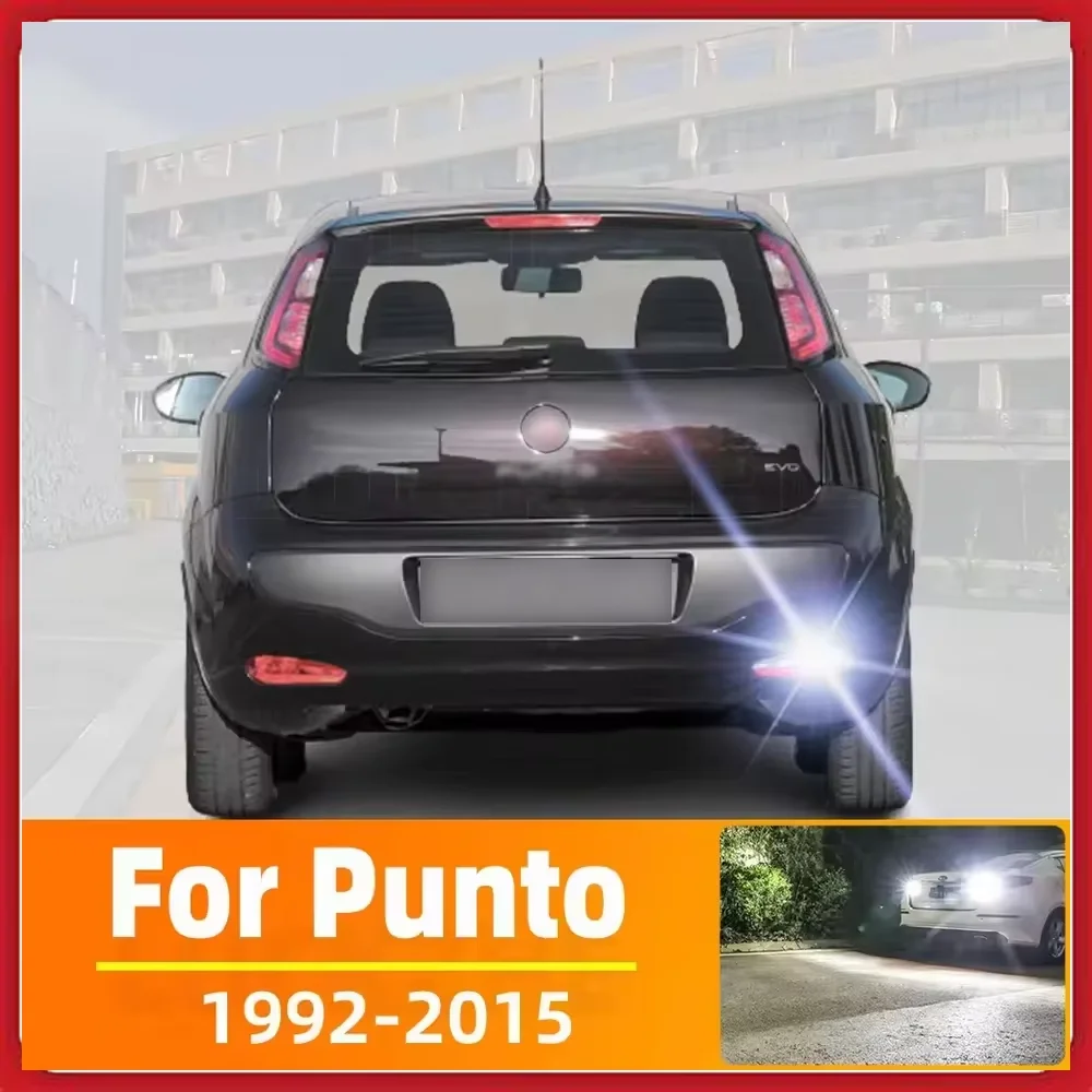 2PCS LED Reverse Light For Fiat Punto Accessories 1992-2015 2006 2007 2008 2009 2010 2011 2012 2013 2014 Backup Back Up Lamp