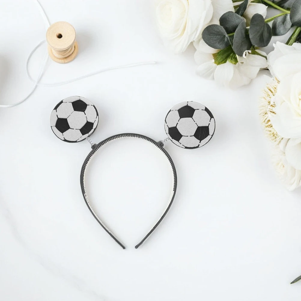 

6pcs Football Headbands for Kids Soccer Hair Bands Cheer Up Sports Accessories Carnival Party Hat Festival Decorations