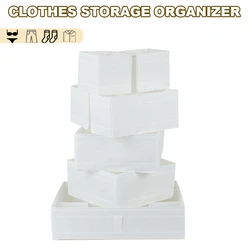 Oxford Clothes Organizer for Underwear Storage Box Bra Socks Wardrobe Storage Containers Foldable Closet Jeans Storage Organizer