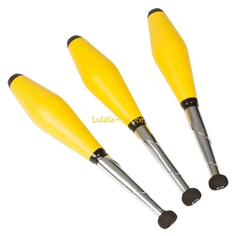 Y4QA 저글링 스틱 클럽 서커스 장난감 초보자 꽃 클럽 키즈 파티 소품 핀 전문 야외 재미 놀이 놀이터