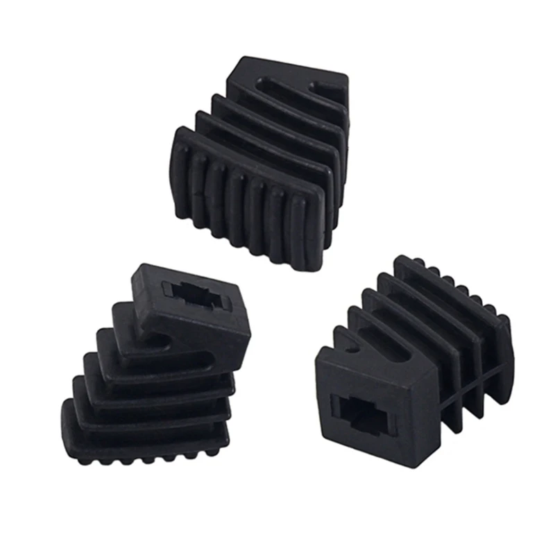 

3Pcs Black Drum Rack Rubber Feet Percussion Drum Leg Protectors for Drum Hardware Cymbal Stand Rack Bracket Durable