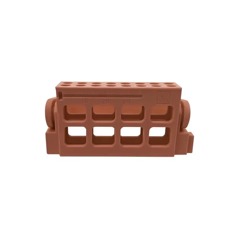 16 Holes Root Canal File Holder Autoclavable Plastic Construction Autoclave Endo Box Sterilizer Compatible Compact Size