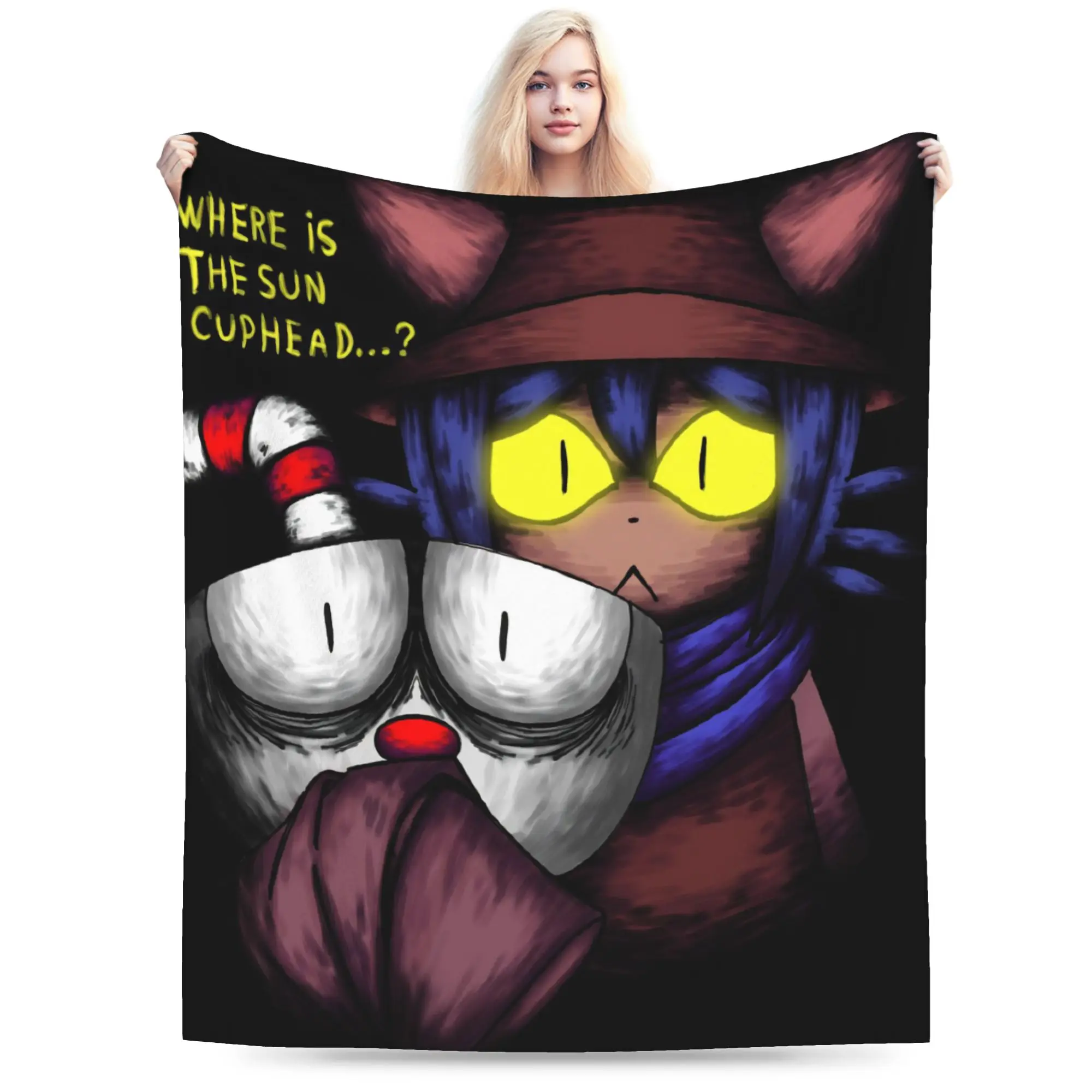 OneShots Niko Blanket Warm Cozy Fluffy  Throw Blankets for Bed 50x60 Inch Multi-size Bedspread