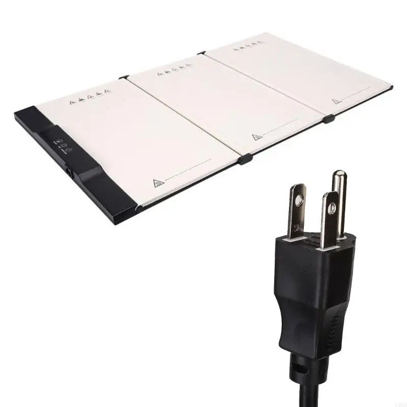 Electric Warming Tray 28.34x15.74Inch Folding Silicone Heating Mat For Kitchen Family Gathering and Buffets Party Y5GB