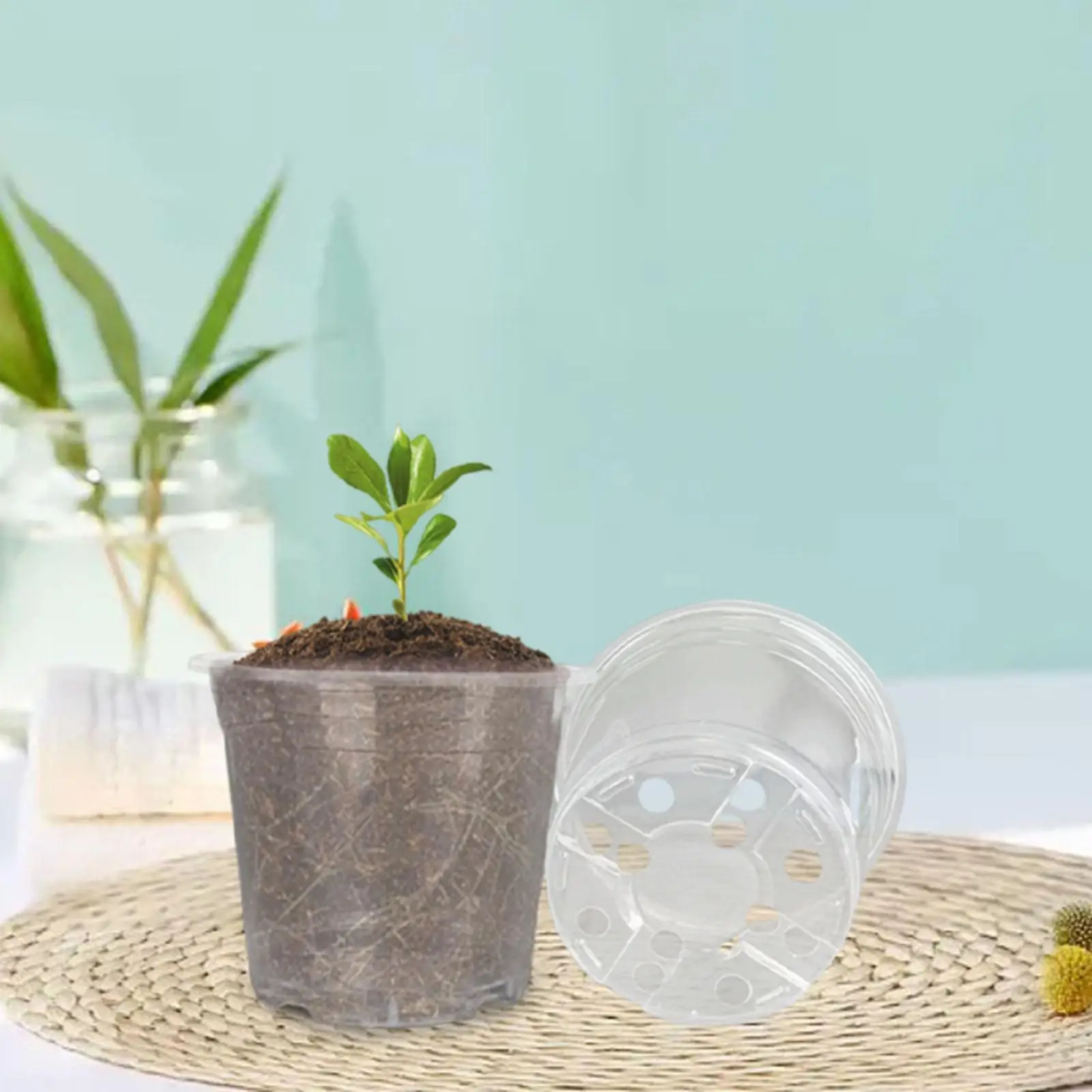 Flower Planting Pots Nursery Plant Containers for Root Control Growing and Stable Plant Development