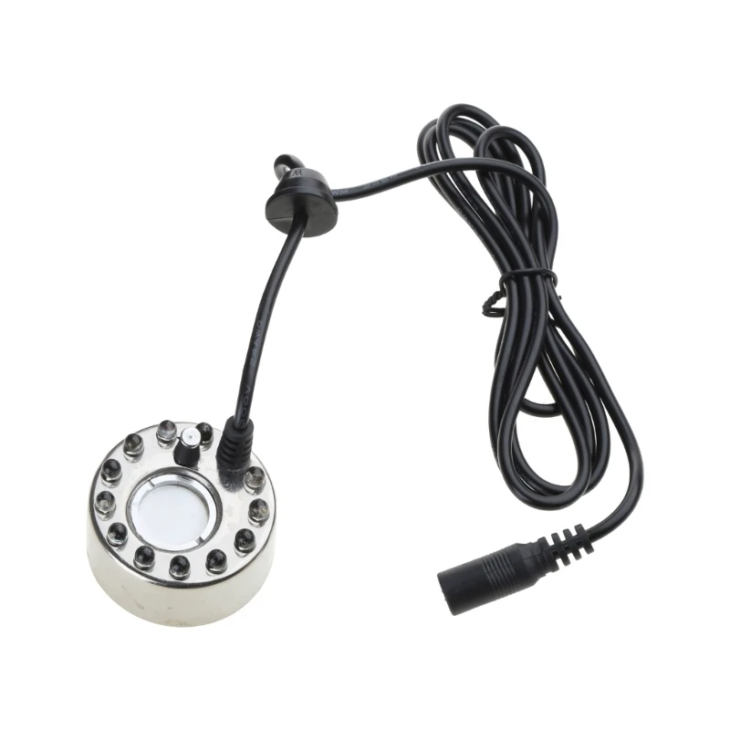 24V Siêu Âm Phun Sương Tạo Có Đèn LED Mini Phun Sương Tạo Ẩm Hình Ếch Con Vòi Phun Nước Máy Sương Mù Atomizer Tạo Ẩm & Loại Bỏ