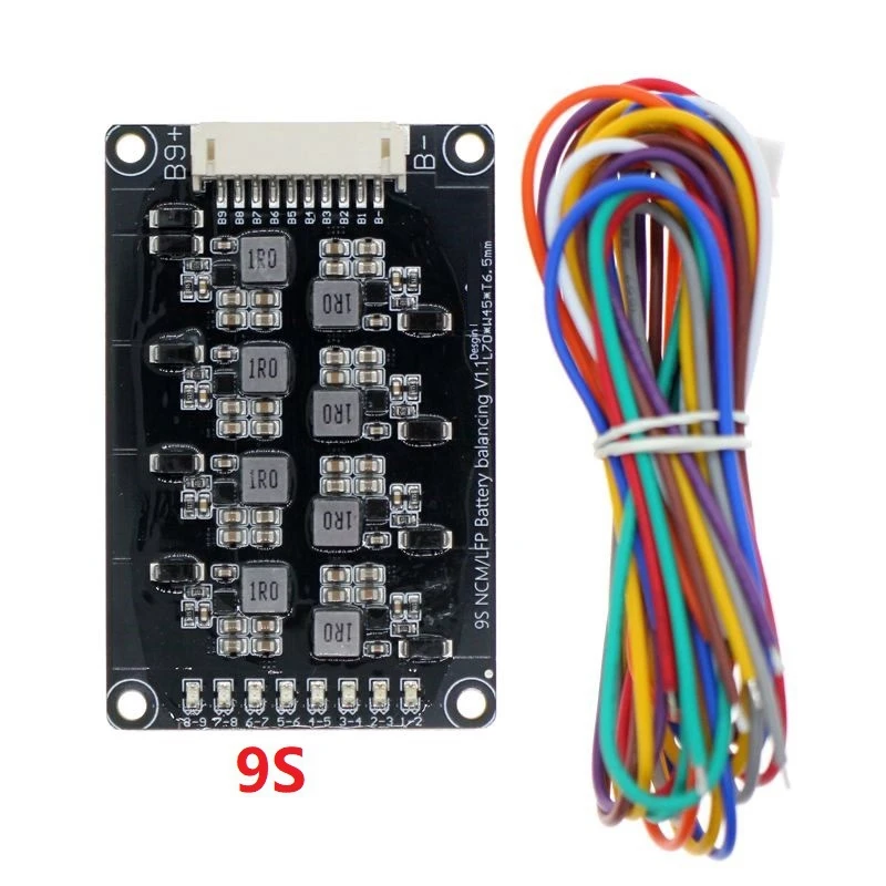1.2a 9s equalizador ativo balanceador módulo equalizador li-ion lifepo4 bateria de lítio balanceador ativo bms transferência de energia