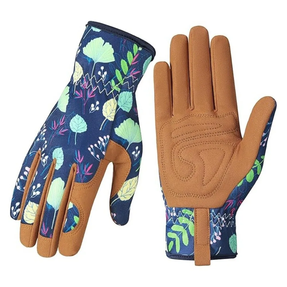 

Microfiber Gardening Gloves Anti-Tangle Puncture-Resistant Thorn-Proof Gloves Slip-Proof Professional Safe Leather Gloves