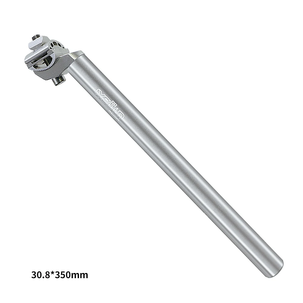 

Подседельный штырь для велосипеда MTB, серебряная трубка подседельного штыря 31,6/30,8*350 мм, подходит для дорожного горного велосипеда, подседельная трубка, светильник, детали велосипеда MTB