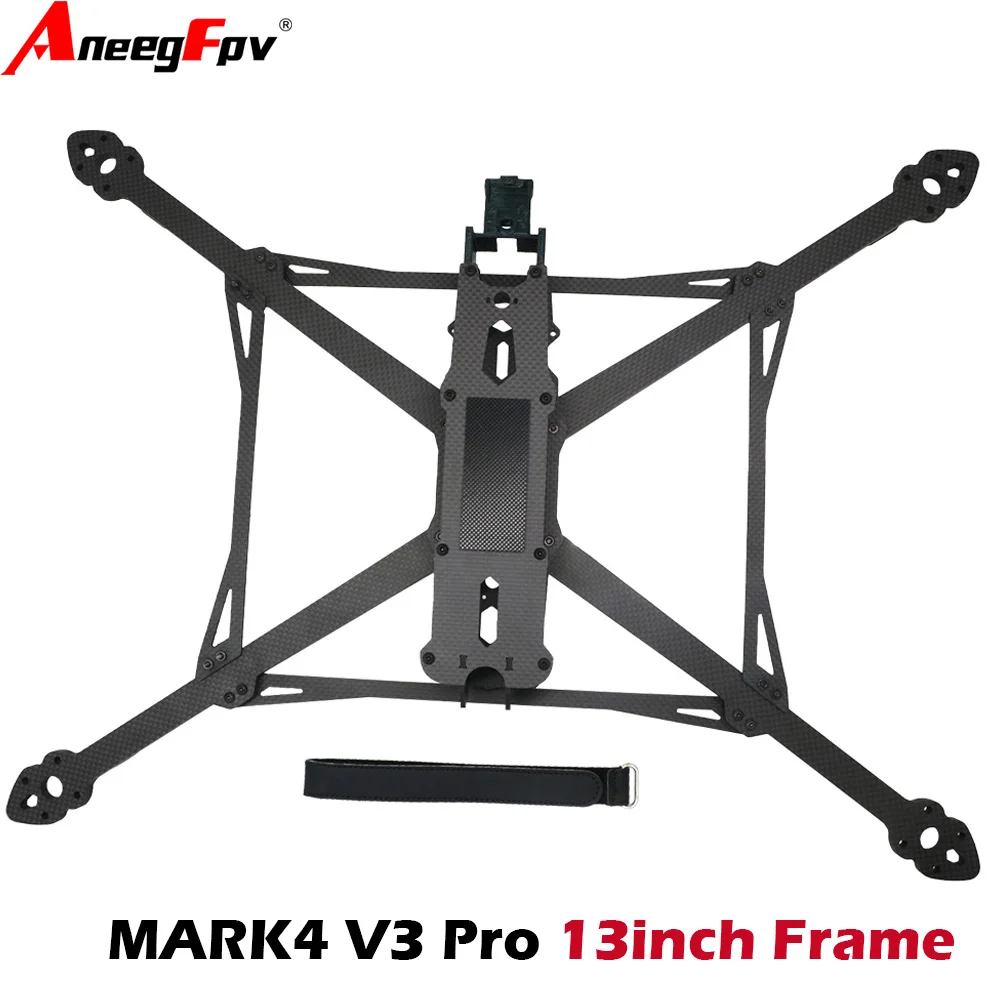 AneegFpv MARK4 V3 Pro 13inch 570mm FPV Drone F722 80A Stack 8S 4312 508KV Brushless Motor RunCam Phoenix2 SPV3 Gemfan 1308