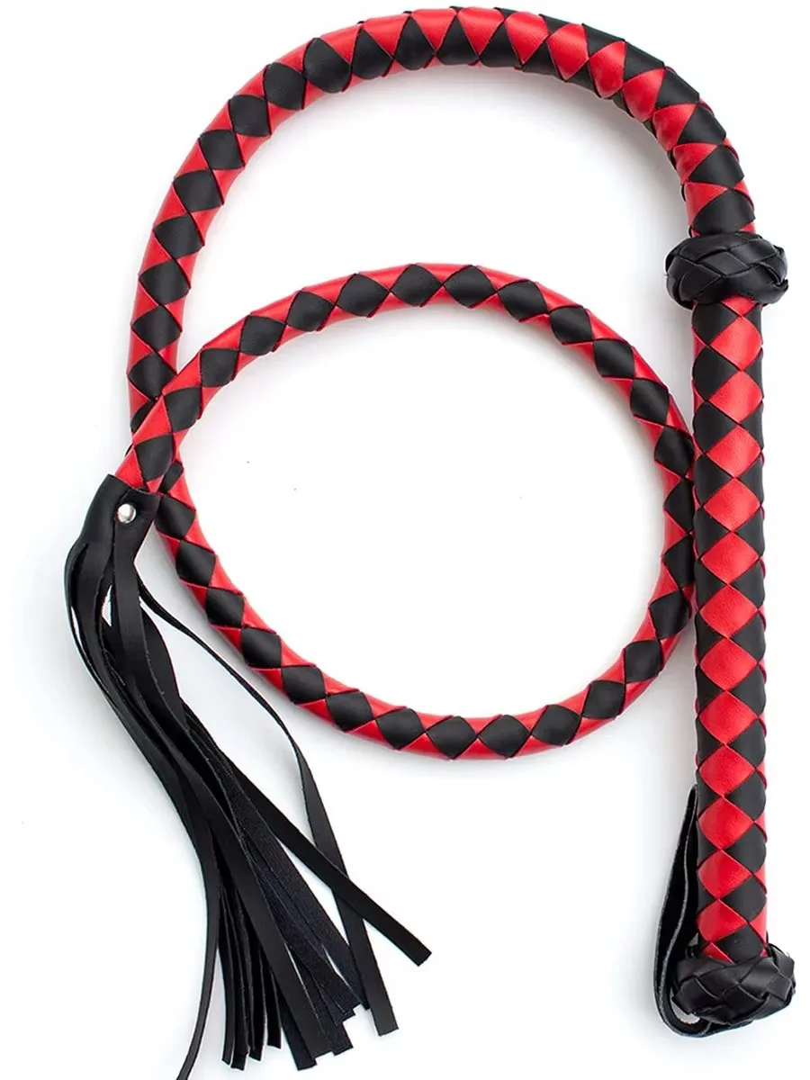 

142cm PU Leather Horse Whip Equestrian Teaching Training Tool Costume Accessories Leather Equestrian Horse Crop